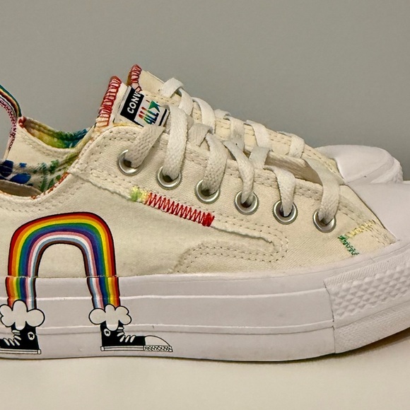 Converse Chuck Taylor All Star Platform Pride Oxford Sneaker - Picture 3 of 6